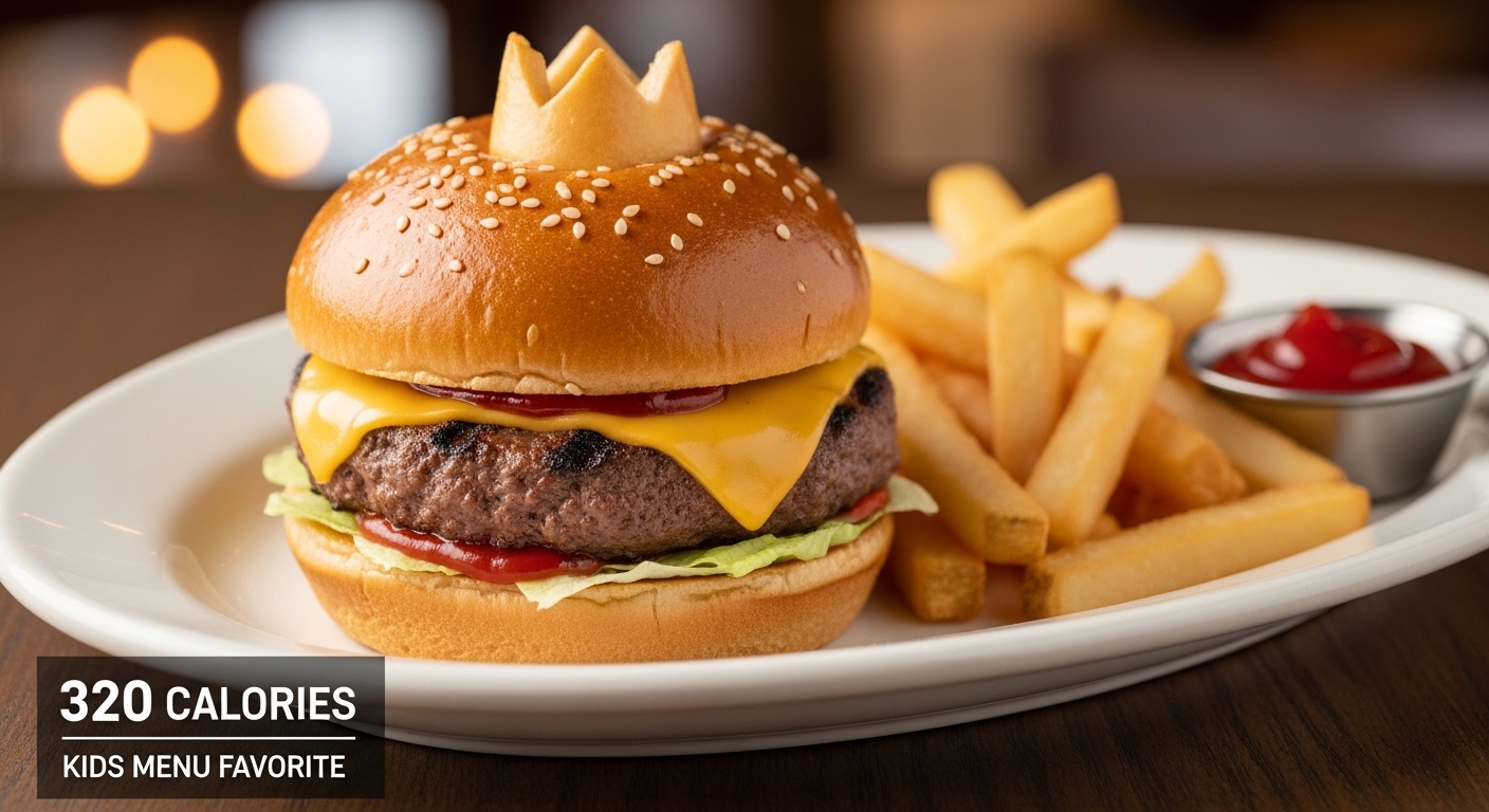 Texas Roadhouse Kids Cheeseburger - mini cheeseburger made with fresh beef